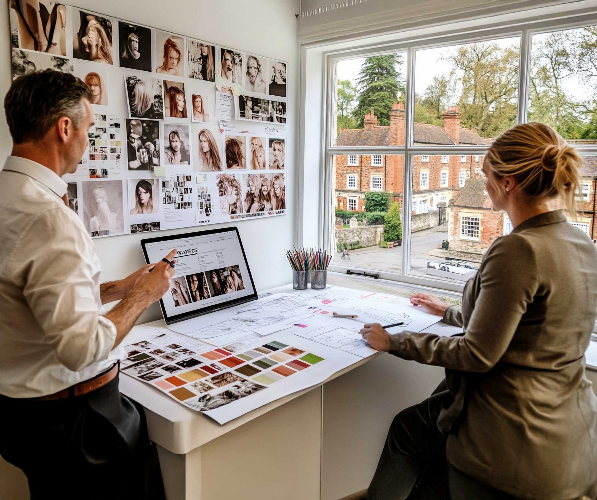 Client Web design concept